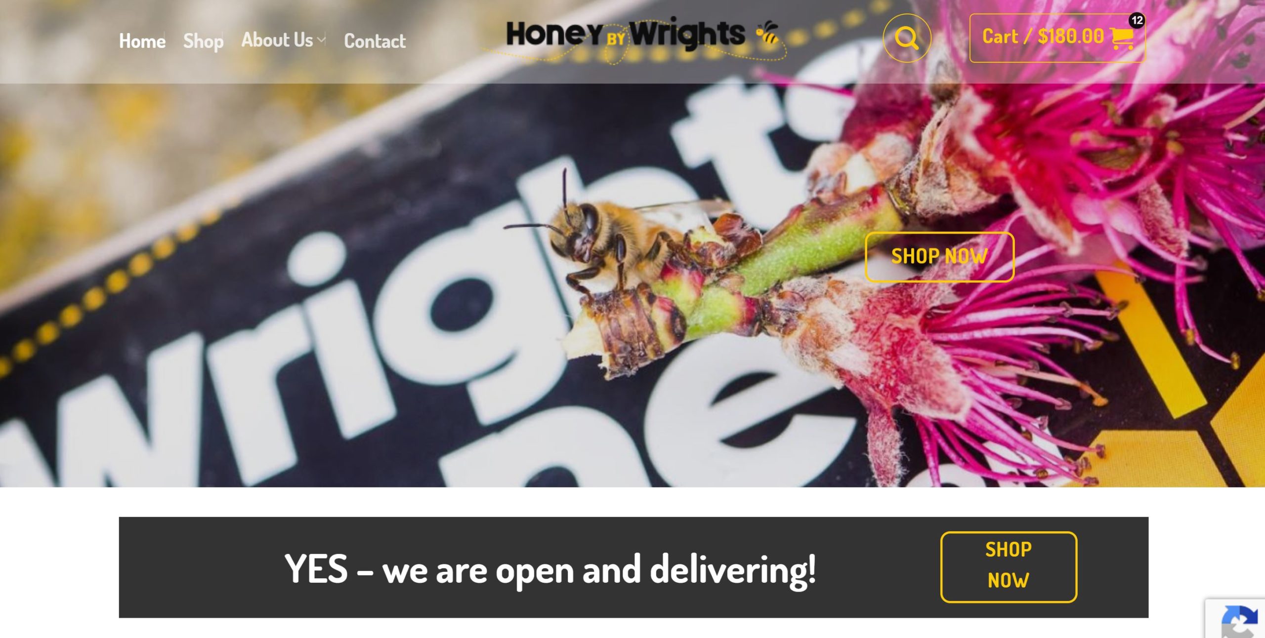 Honey by Wrights Website Case Study